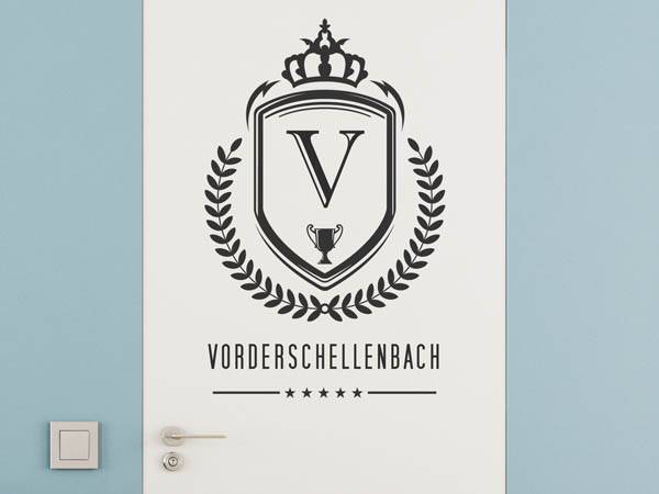Wandtattoo Vorderschellenbach Wappen