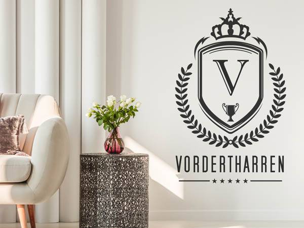Wandtattoo Vordertharren Wappen