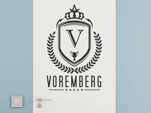 Wandtattoo Voremberg Wappen