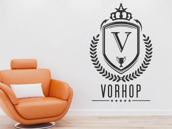 Wandtattoo Vorhop Wappen