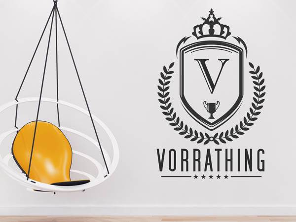 Wandtattoo Vorrathing Wappen