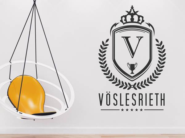 Wandtattoo Vöslesrieth Wappen