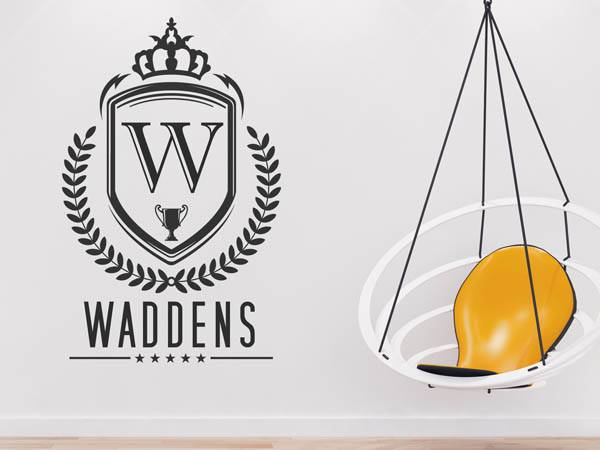 Wandtattoo Waddens Wappen