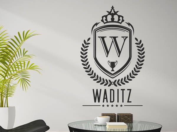 Wandtattoo Waditz Wappen