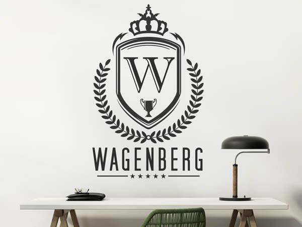 Wandtattoo Wagenberg Wappen