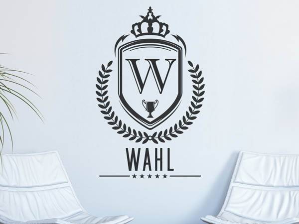 Wandtattoo Wahl Wappen