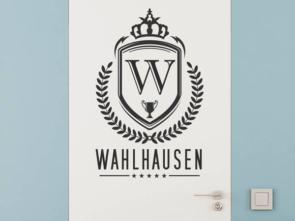 Wandtattoo Wahlhausen Wappen