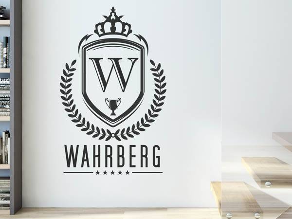 Wandtattoo Wahrberg Wappen