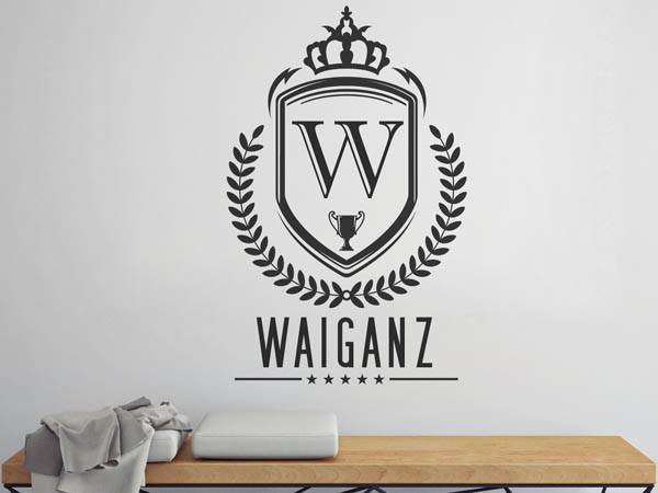 Wandtattoo Waiganz Wappen