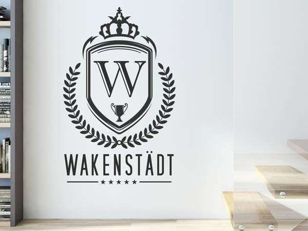 Wandtattoo Wakenstädt Wappen