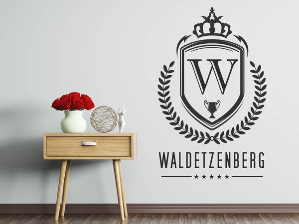 Wandtattoo Waldetzenberg Wappen