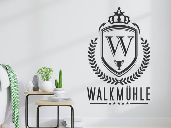 Wandtattoo Walkmühle Wappen