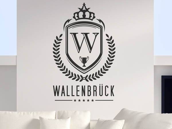 Wandtattoo Wallenbrück Wappen