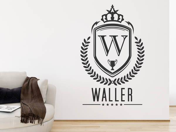Wandtattoo Waller Wappen