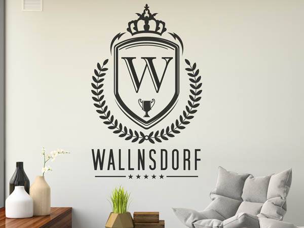 Wandtattoo Wallnsdorf Wappen