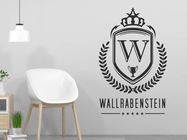 Wandtattoo Wallrabenstein Wappen