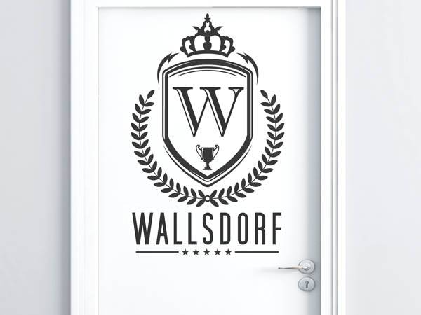 Wandtattoo Wallsdorf Wappen