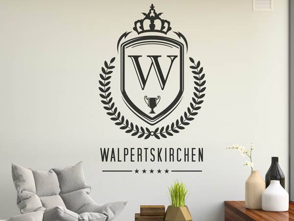 Wandtattoo Walpertskirchen Wappen