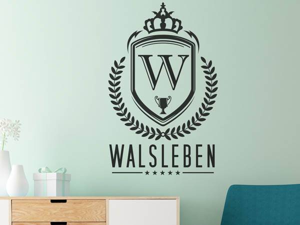 Wandtattoo Walsleben Wappen