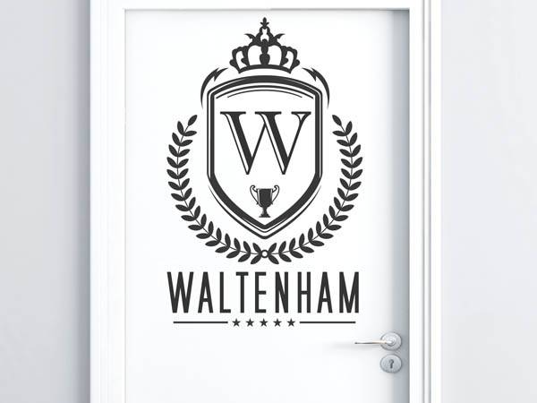 Wandtattoo Waltenham Wappen