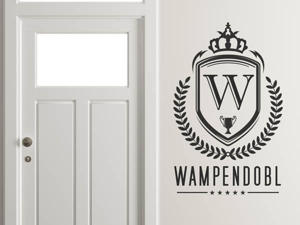 Wandtattoo Wampendobl Wappen