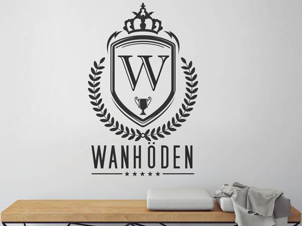 Wandtattoo Wanhöden Wappen