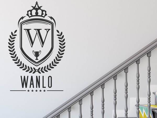 Wandtattoo Wanlo Wappen