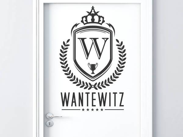 Wandtattoo Wantewitz Wappen