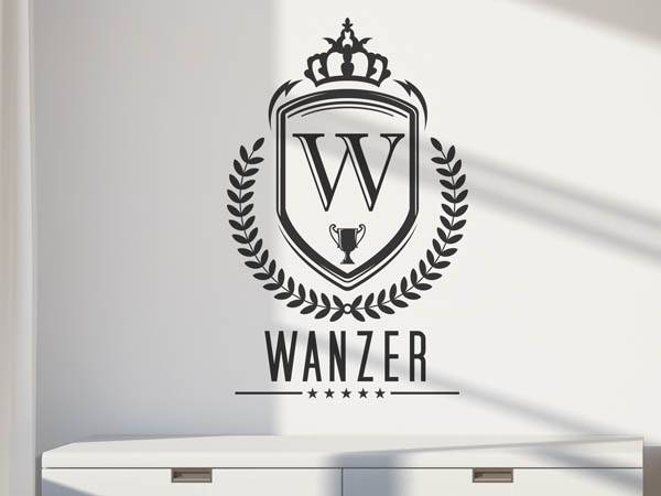 Wandtattoo Wanzer Wappen