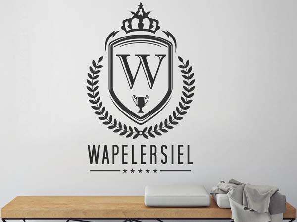 Wandtattoo Wapelersiel Wappen