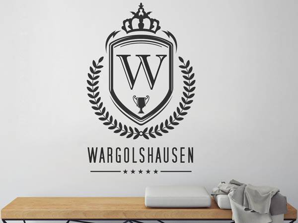 Wandtattoo Wargolshausen Wappen