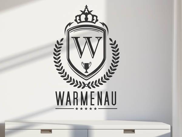 Wandtattoo Warmenau Wappen