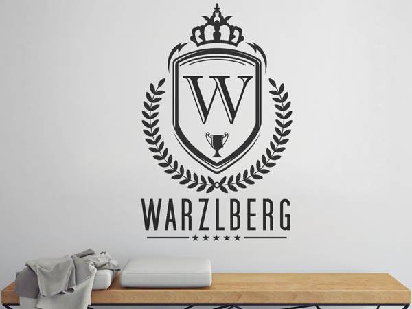 Wandtattoo Warzlberg Wappen