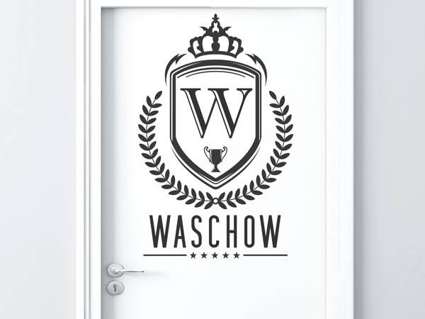 Wandtattoo Waschow Wappen