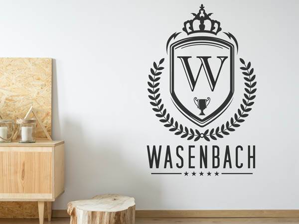 Wandtattoo Wasenbach Wappen