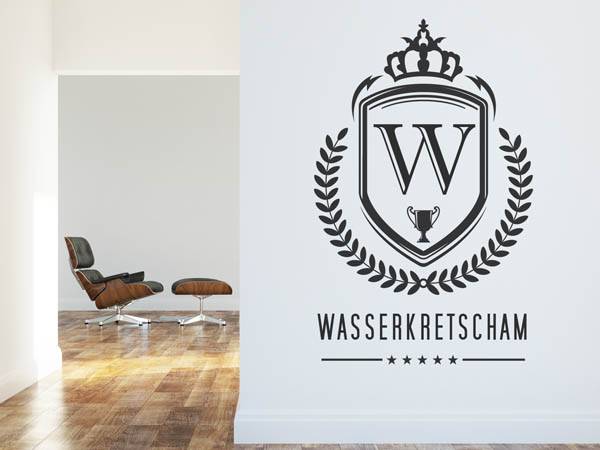 Wandtattoo Wasserkretscham Wappen