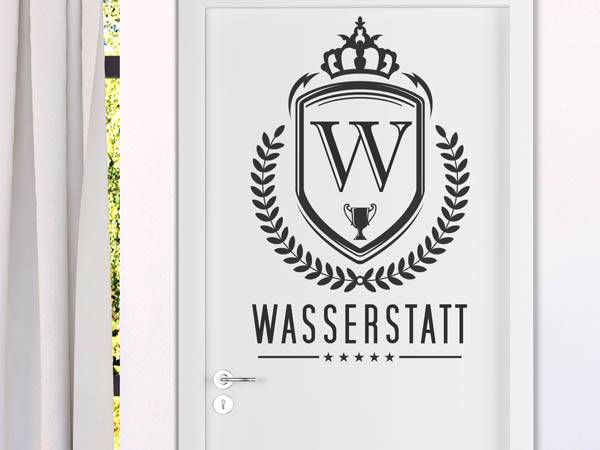 Wandtattoo Wasserstatt Wappen