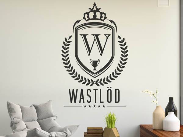 Wandtattoo Wastlöd Wappen
