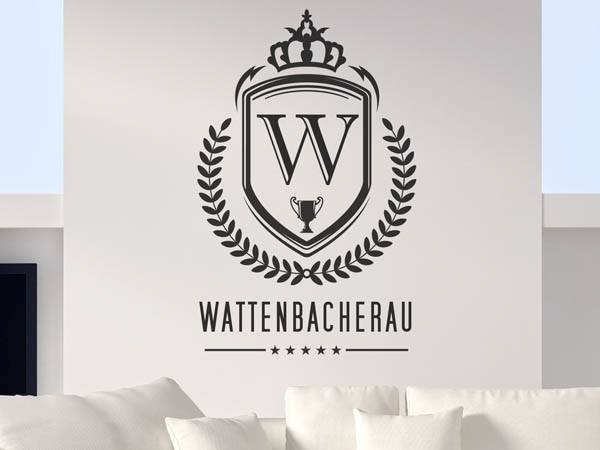 Wandtattoo Wattenbacherau Wappen