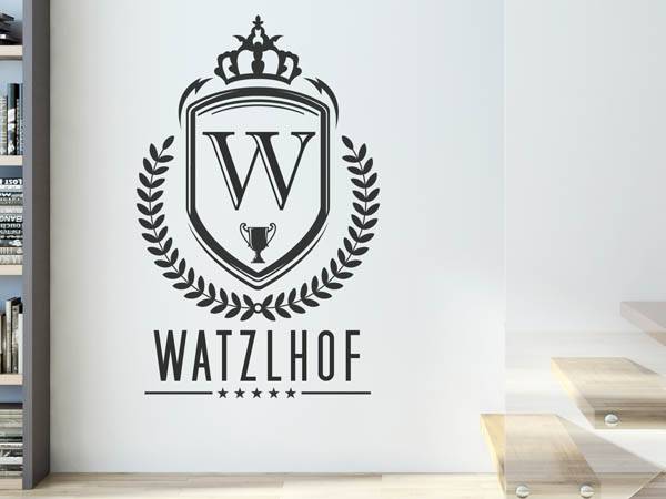 Wandtattoo Watzlhof Wappen