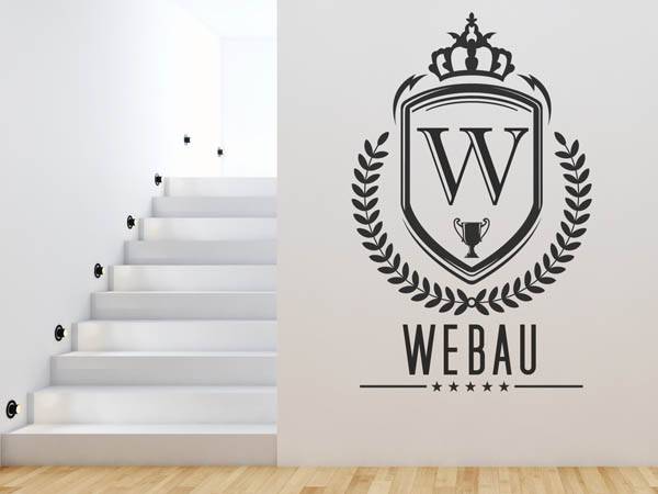 Wandtattoo Webau Wappen