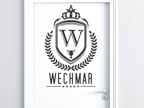 Wandtattoo Wechmar Wappen