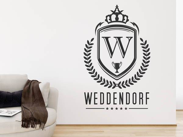 Wandtattoo Weddendorf Wappen