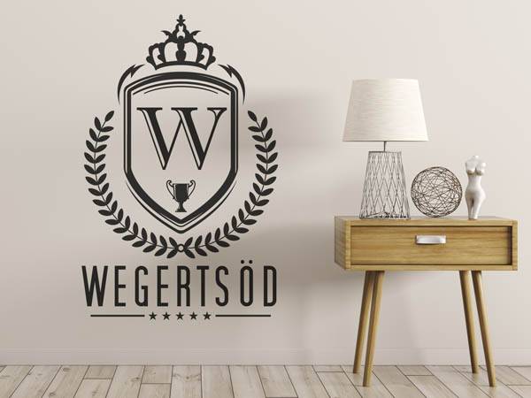 Wandtattoo Wegertsöd Wappen