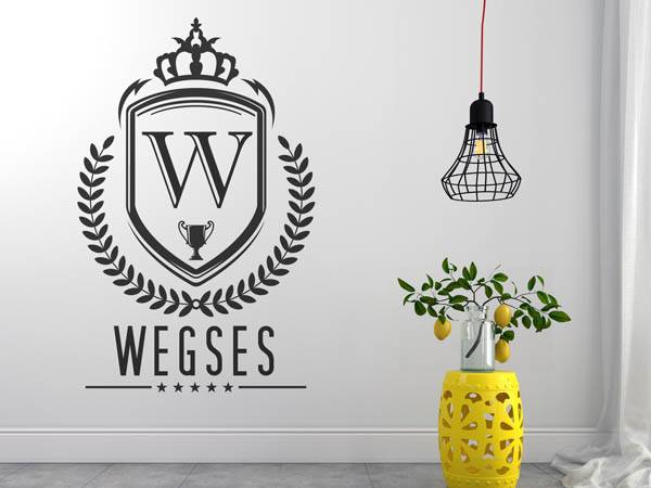 Wandtattoo Wegses Wappen