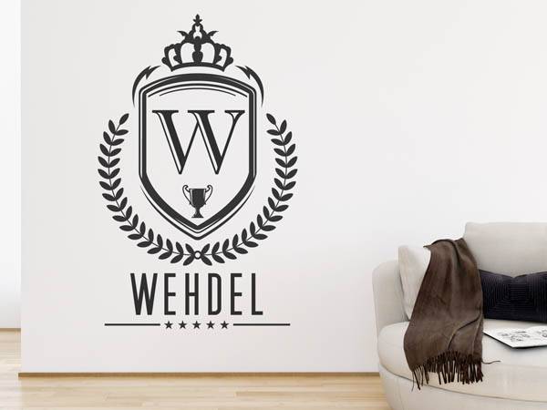 Wandtattoo Wehdel Wappen