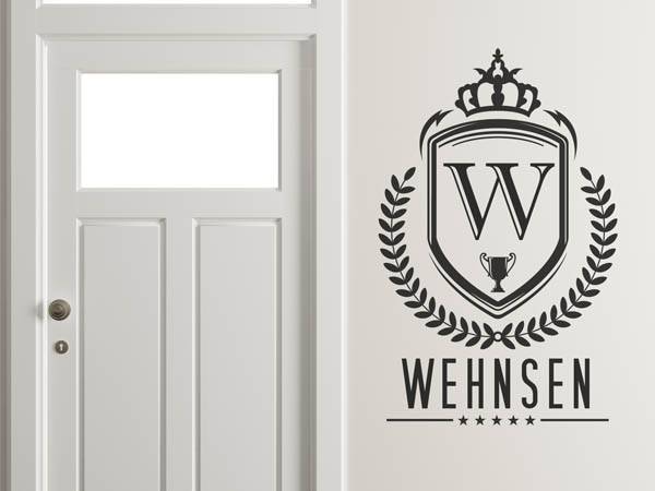 Wandtattoo Wehnsen Wappen