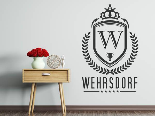 Wandtattoo Wehrsdorf Wappen