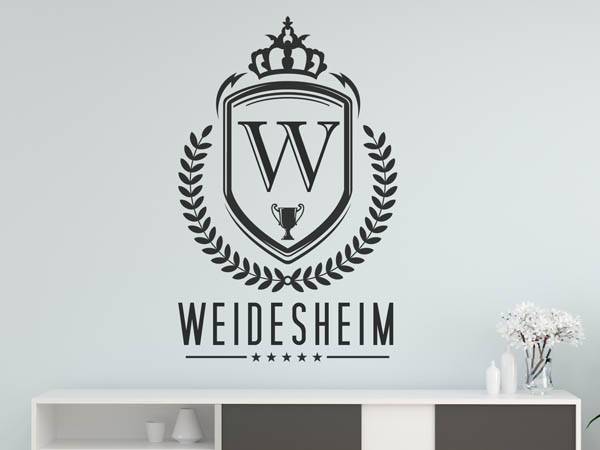 Wandtattoo Weidesheim Wappen