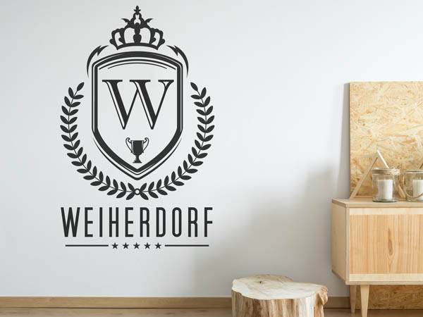 Wandtattoo Weiherdorf Wappen